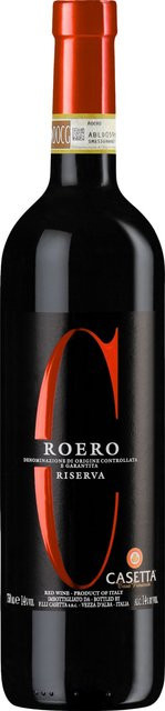 Casa Vinicola Casetta Roero Roero Riserva Rotwein, Nebbiolo, Piemont, 2010, trocken, 0,75 l - Bild 1