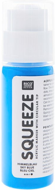 Rico Design Squeeze Acrylic Marker Acrylfarbe in Himmelblau, 60 ml - Bild 1