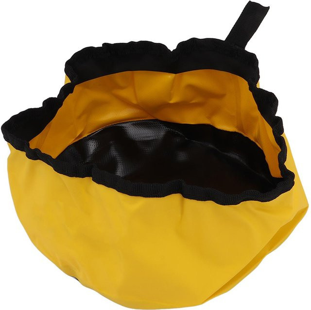 Zusammenklappbarer Eimer von Fishine aus verdicktem PVC in Schwarz - Bild 1