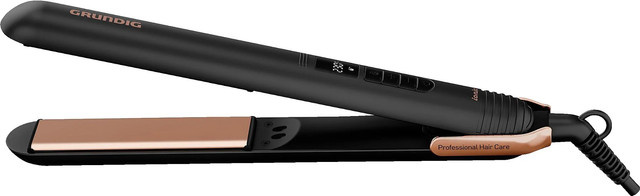 Grundig NaturaShine Hair Styler Straight & Curls Haarglätter, Macadamia, Kokosöl - Bild 1