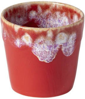 Costa Nova Lungo Tasse Grespresso aus Steingut, Rot, 12er Pack, 190 ml, B: 8 cm, H: 7,5 cm - Bild 1