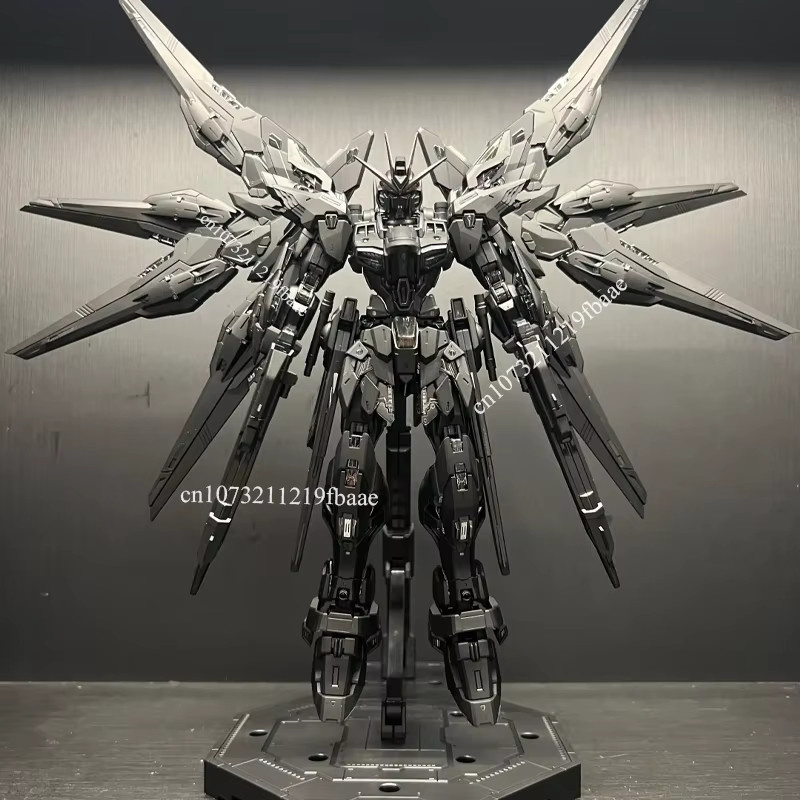 CHANGLONG 7701 STRIKE FREEDOM MGEX 1/100 MG Mitternacht Beschichtung, Modell Kit, Action Figur, Mecha, Schwarz - Bild 3
