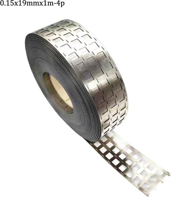 Nickel Streifen für Li 18650 Akku Punktschweißmaschinen, Silber, Breite: 19 mm, Dicke: 0,15 mm - Bild 1
