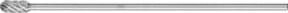 PFERD Hartmetall Hochleistungsfrässtift STEEL Walzenrund WRC Farbe: silver, Durchmesser: 10 mm, Länge: 20 mm, Schaft-Durchmesser: 6 mm, Schaft-Länge: 150 mm, für Stahl - Bild 1