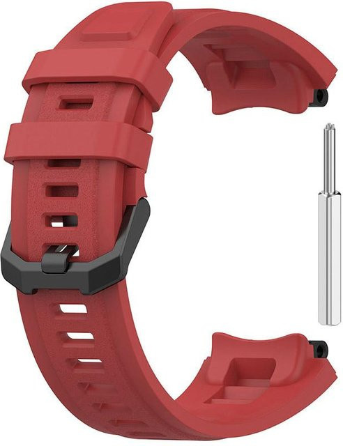 Uhrenarmband Amazfit T-Rex 2, Silikon, Schwarz, Herren - Bild 1