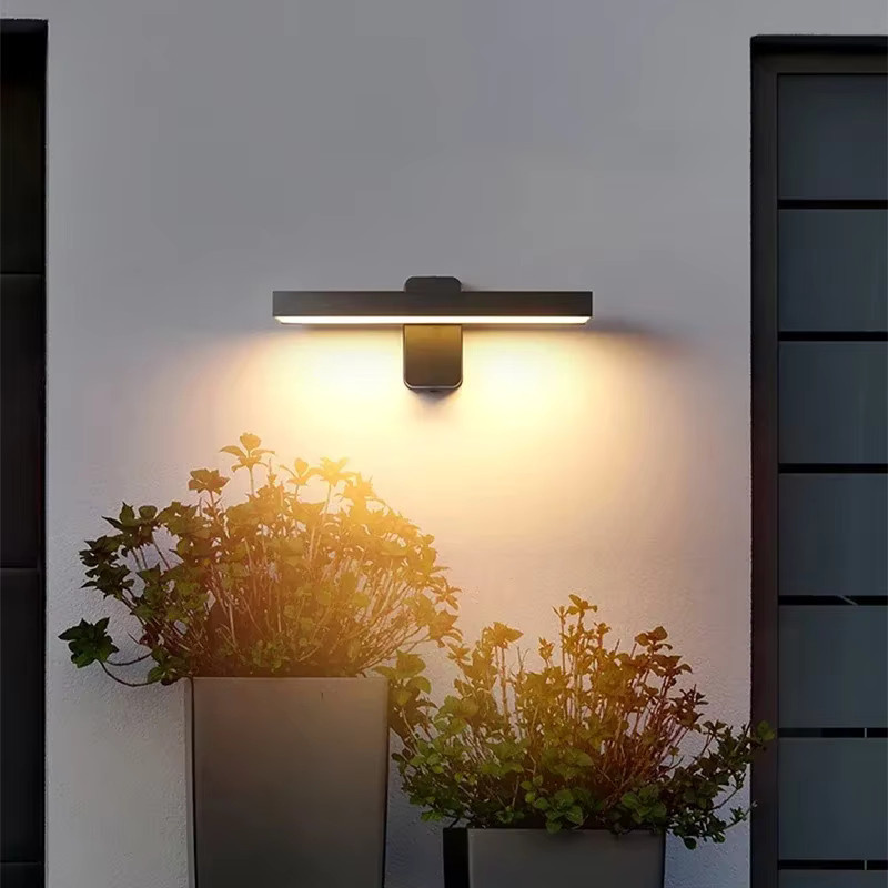 Wasserdichte LED Wandlampe aus Aluminium für Außenbereiche und Hauseingänge von lyfs - Bild 3