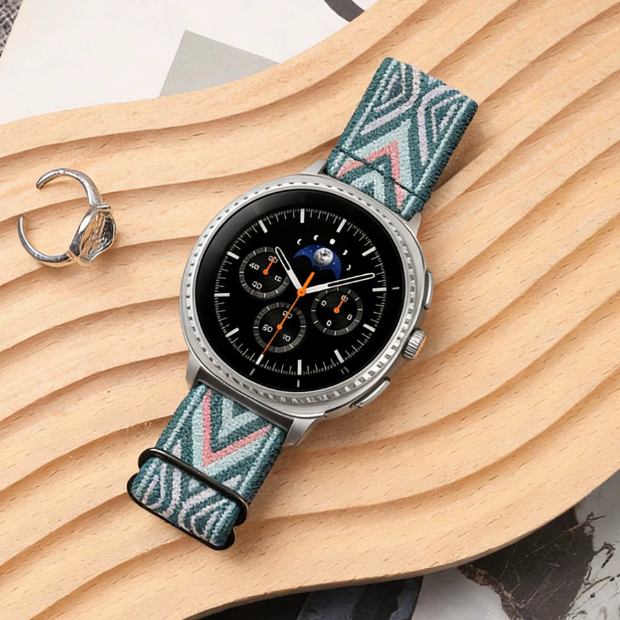 Hiyii Uhrenarmband Nylon, Multicolor, Samsung Galaxy Watch - Bild 2