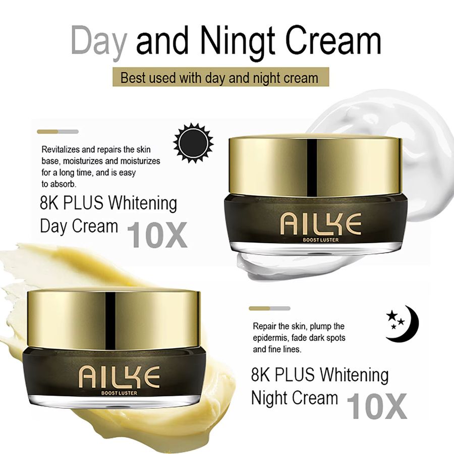 AILKE Gesichtscreme mit Kollagen und Glutathion, Unisex - Bild 2
