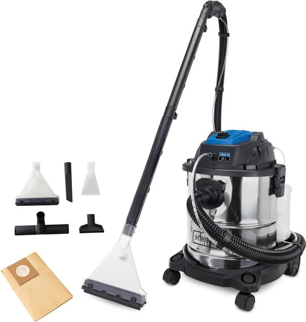 Scheppach SprayVac 20 Sprüh- und Waschsauger mit 1600 W in Blau, Schwarz und Silber - Bild 1