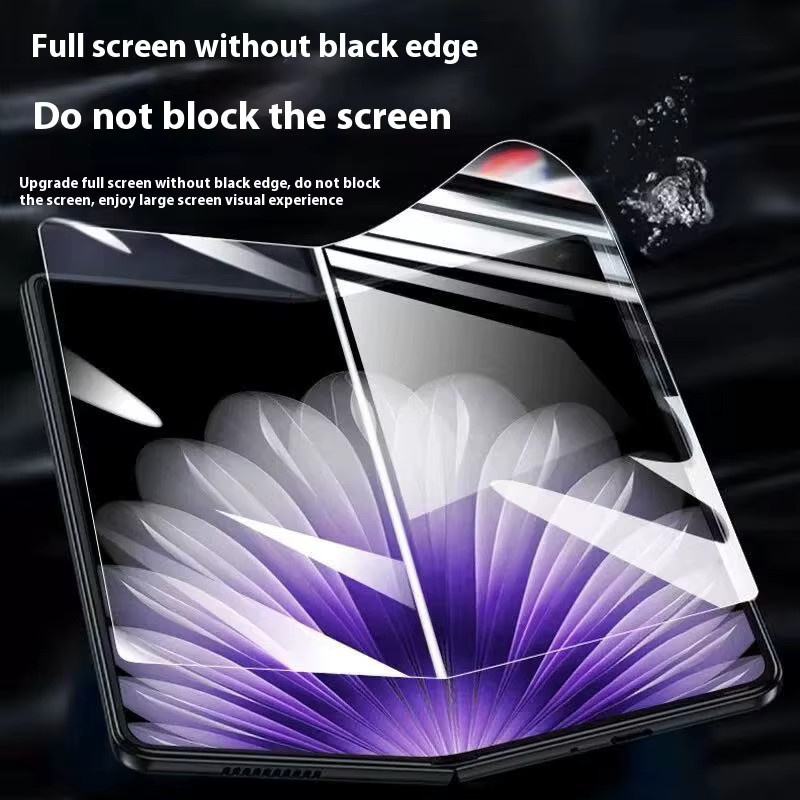 4-in-1 Matte Hydrogel TPU-Displayschutzfolie für Oppo Find N5, Find N2 und Find N3 inklusive Scharnieraufkleber, Transparent - Bild 4