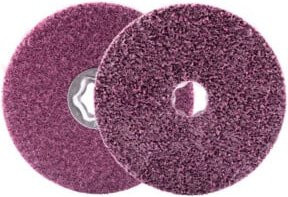 PFERD TOOLS COMBICLICK harte Vliesronde CC Ø 125 mm A180M in Lila für Feinschliff und Finish mit dem Winkelschleifer - Bild 1