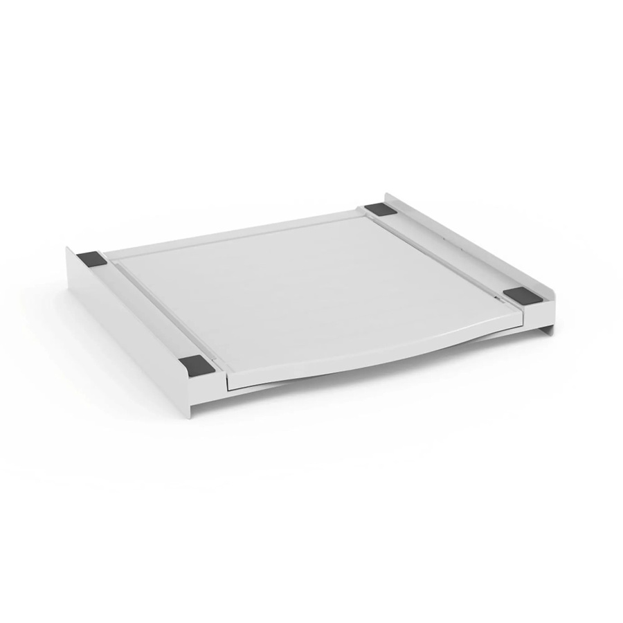 Xavax Zwischenbausatz Smart Ausziehplatte für Waschmaschine und Trockner, Weiß - Bild 1