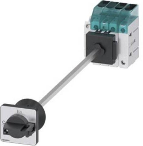 Siemens Lasttrennschalter Schwarz 4polig 25A 16mm² 1 Schließer 1 Öffner 690 V/AC 3LD31401TL11 - Bild 1