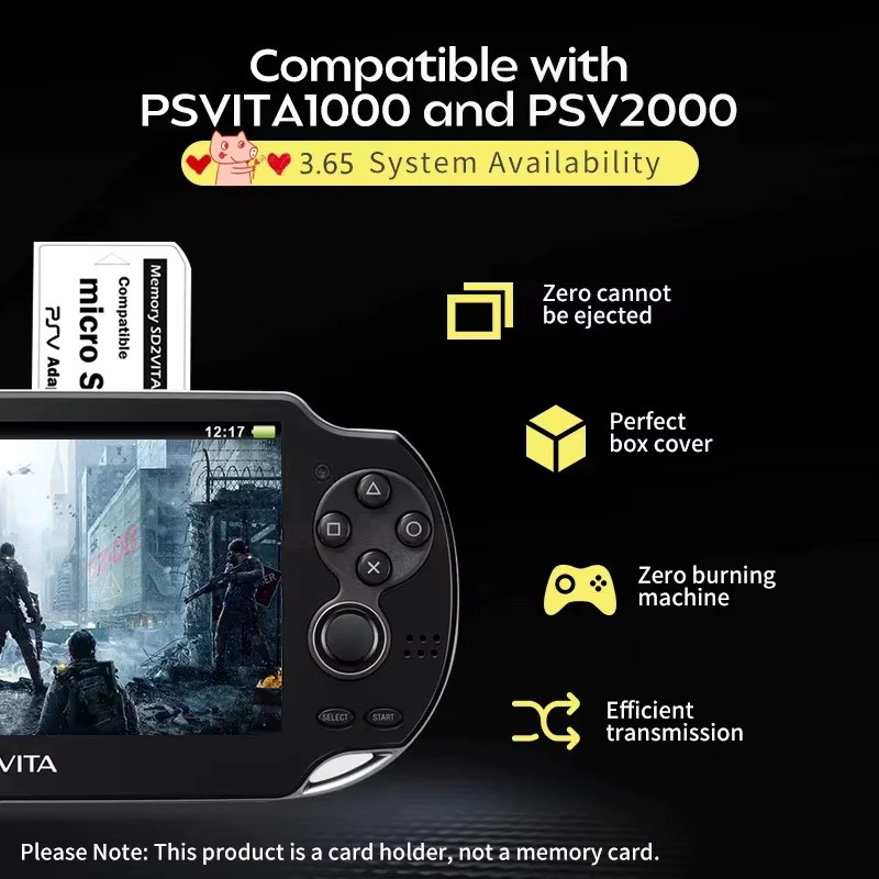 Aolion SD2VITA Speicherkartensteckplatz-Adapter Version 6.0 für PS Vita PSV 1000/2000 Micro SD TF Game Card Reader in Weiß - Bild 4
