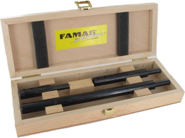 FAMAG 3-teiliges Bohrer-Verlängerungs-Set in Schwarz mit ID 10mm und Längen von 80mm, 125mm und 250mm - Bild 1
