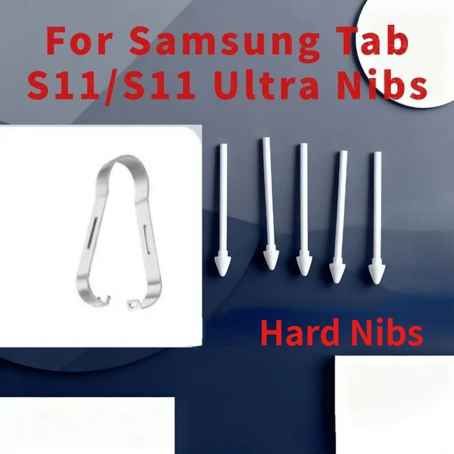 Samsung S Pen Ersatzspitzen für Galaxy Tab S11 Ultra und SM-X736B SM-X730 Set mit Werkzeug in Weiß - Bild 1