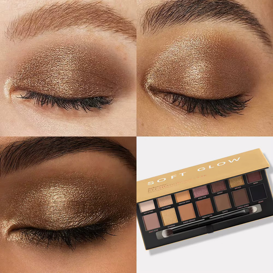 lakerain Lidschatten-Palette, 14 Farben, Glänzend und Matt, Unisex - Bild 2
