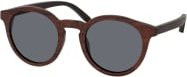 Mister Spex Hayao 2614 Q22 Sonnenbrille, Rund, Vollrand, Unisex, braun, grau - Bild 1