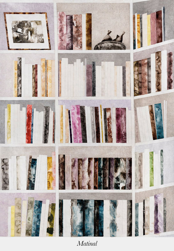 Isidore Leroy Fototapete Mural Bibliothèques Matinal Panel A Mehrfarbig - Bild 2