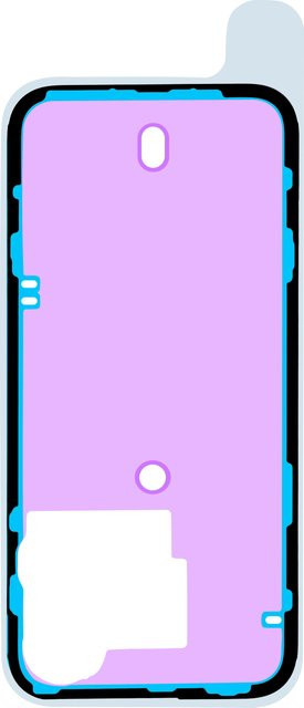 Apple iPhone 15 Pro Klebstoff für die Batterieabdeckung in Purple, Service Pack 923-09189 - Bild 1