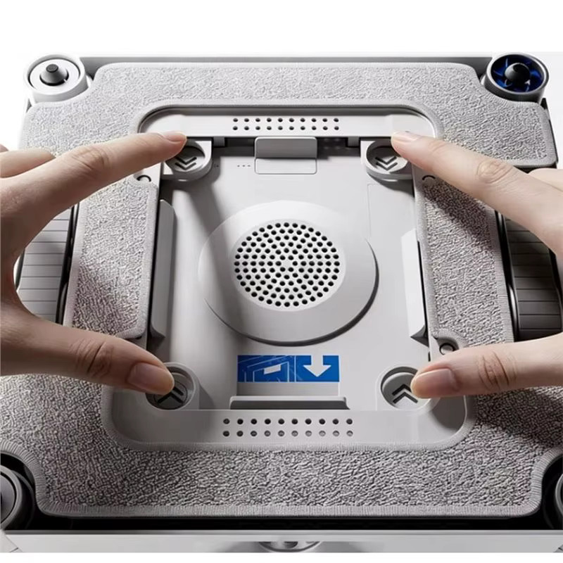Ecovacs W3 Omni Fensterreinigungsroboter Mopphalter und waschbare Mikrofaser-Wischpads für WINBOT W3 Omni - Bild 2