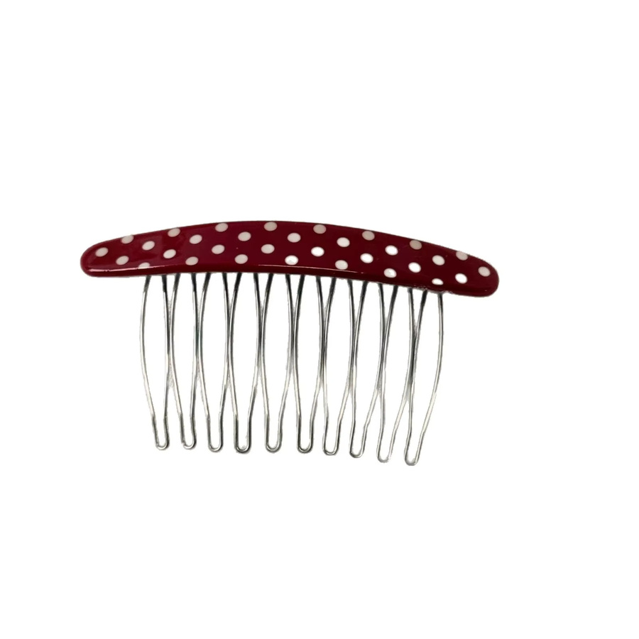 Haarkämme Set Polka Dot, Vintage Multi-Color, Damen - Bild 2