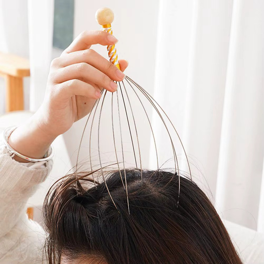 eelhoe Kopfmassagegerät aus Edelstahl, Unisex - Bild 3