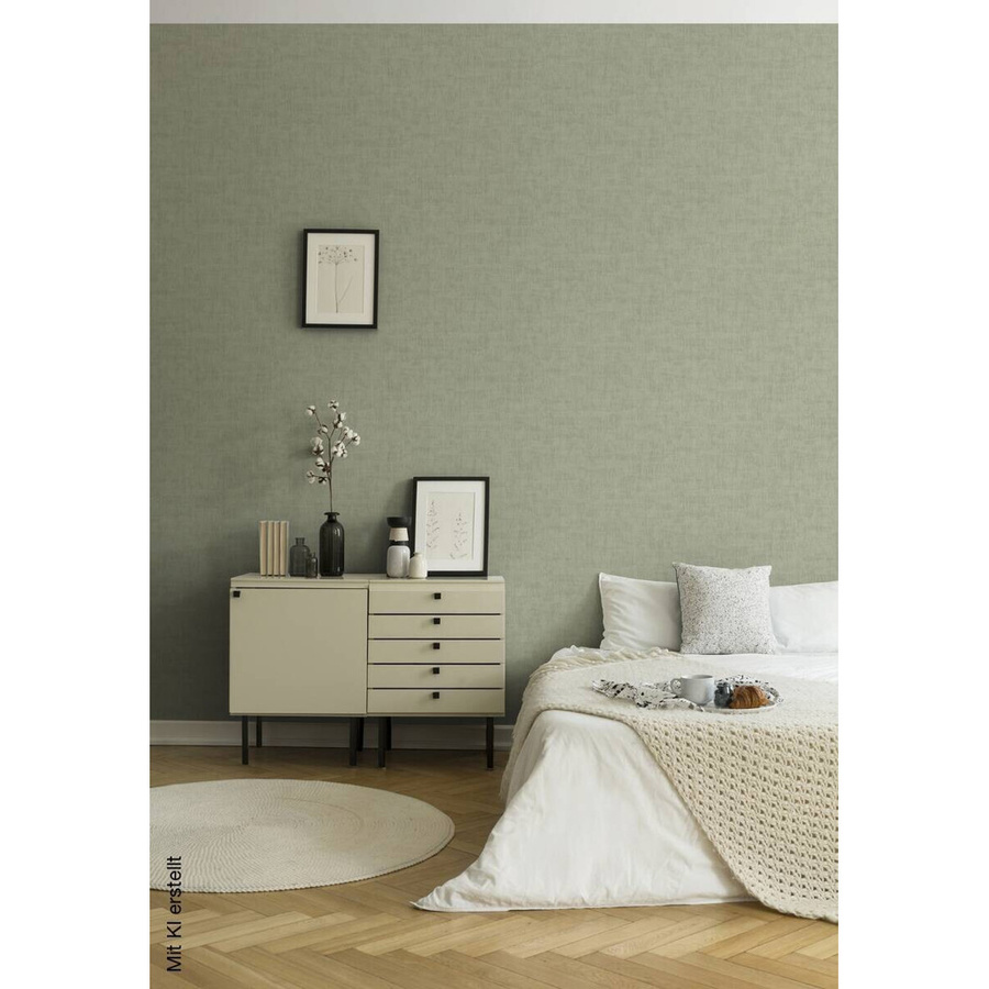 A.S. Création Vliestapete in Grün mit abstraktem Design, B/H: 53 x 1005 cm - Bild 3