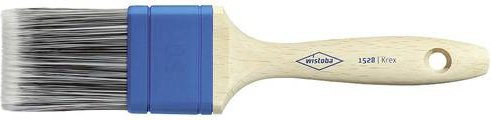 Wistoba Flachpinsel mit Synthetikfasern und Holzgriff in Blau - Bild 1