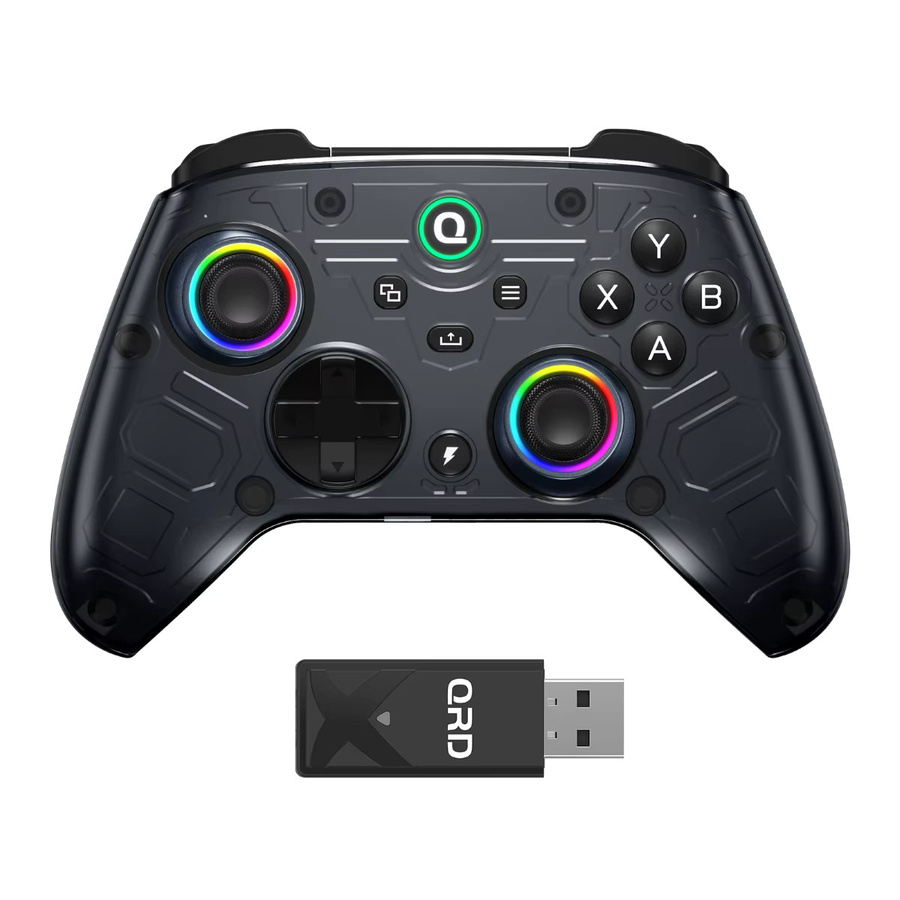 QRD FERROX M5 Wireless Gamepad für Xbox Series X, Xbox Series S und Xbox One mit Hall-Effekt-Joystick in Schwarz - Bild 4
