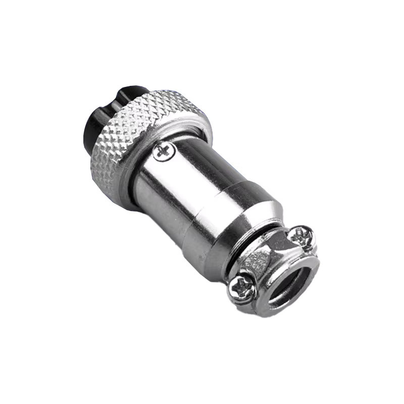 5 Stück GX16 Luftfahrt-Steckverbinder Set mit Muttertyp, 16mm Rundsteckverbinder Stecker und Buchse in Silber - Bild 2