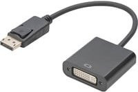 Digitus DisplayPort auf DVI Anschlusskabel Schwarz, Länge: 0,15 m - Bild 1