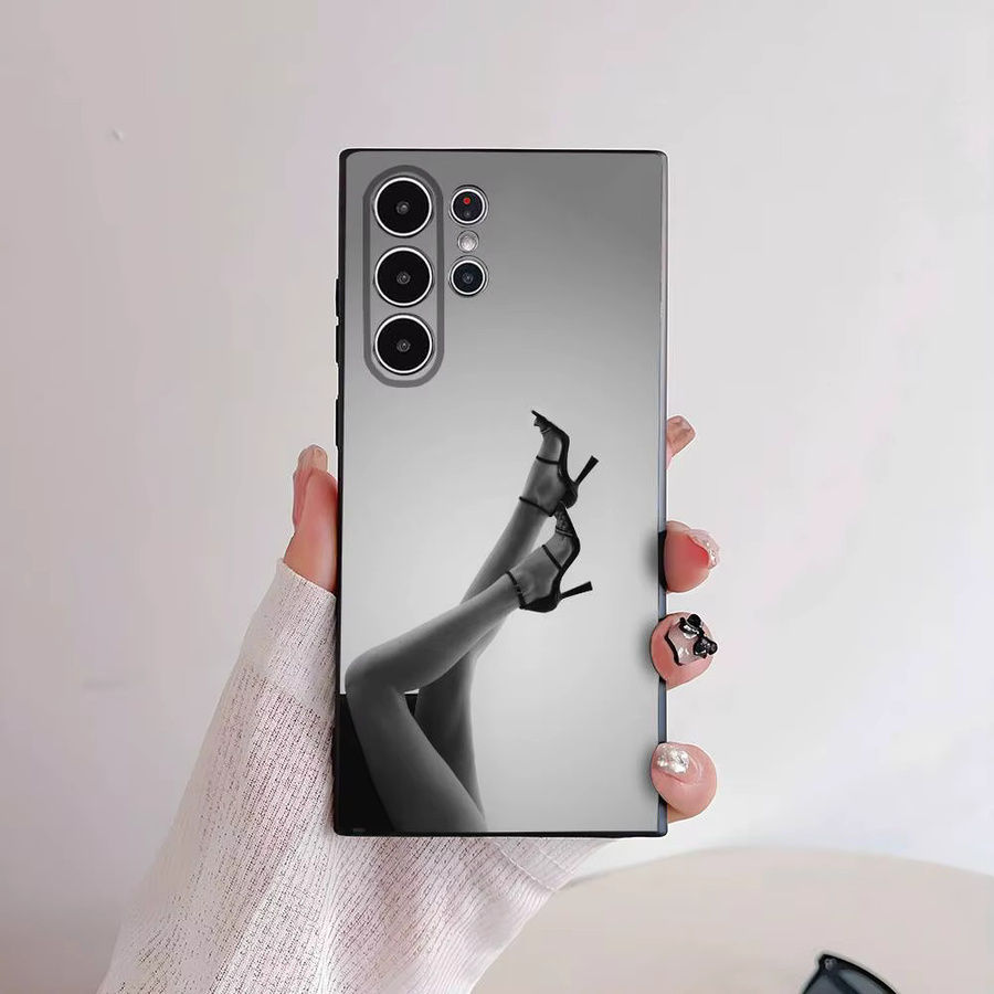 Fashion Art Beautiful Legs Handyhülle für Samsung Galaxy S25 S24 S23 S22 S21 S20 Ultra Plus 5G Frosted Non-Slip Soft Cover - Bild 2