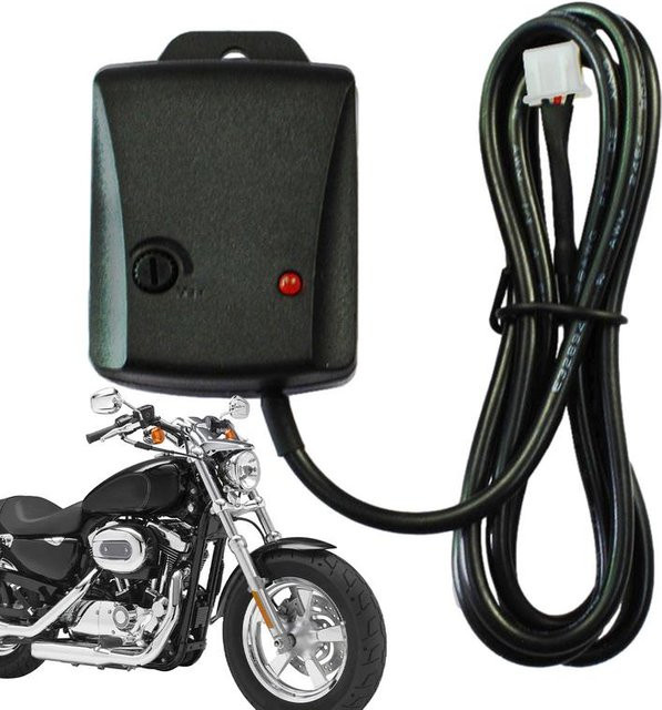 Vibrationssensor Auto Alarmsystem für Fahrzeug, Fahrrad und Motorrad zum Diebstahlschutz, Schwarz - Bild 1