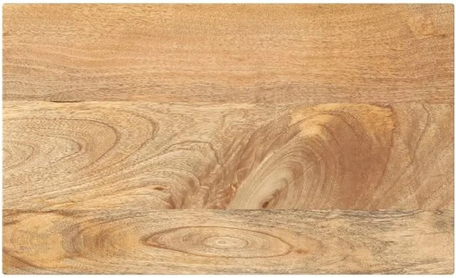 vidaXL Tischplatte aus Massivholz Mango in Braun, Rechteckig, B/T/H: 60 x 40 x 3,8 cm - Bild 1