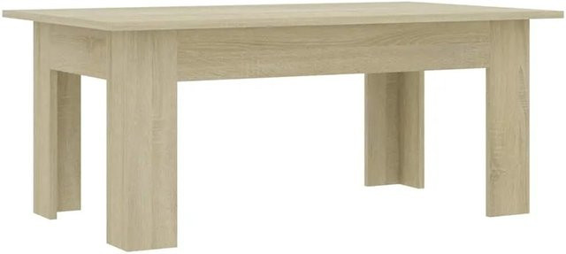 vidaXL Couchtisch Sonoma-Eiche aus Holzwerkstoff in Braun und Beige, B/T/H: 100 x 60 x 42 cm - Bild 1