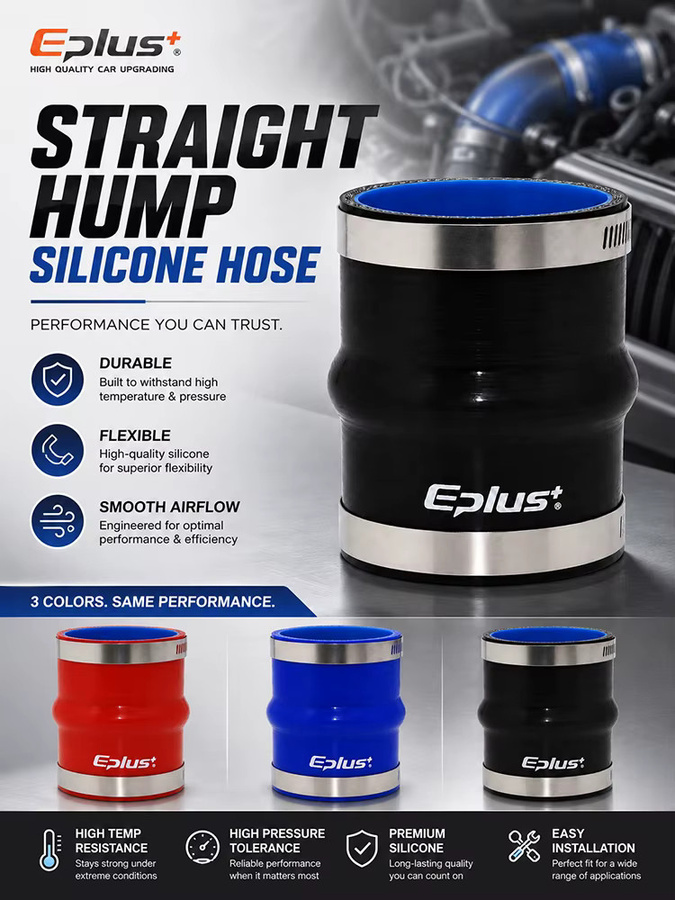 EPLUS Silikonschlauch-Verbinder Gerade als Reduzierstück und Rohradapter, hochtemperaturbeständig, erhältlich in Blau, Rot und Grün - Bild 6