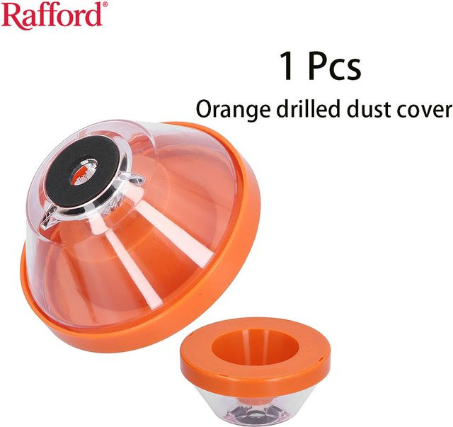 Rafford Stoßfester Bohrstaubfänger in Orange für Beton und Metall - Bild 1