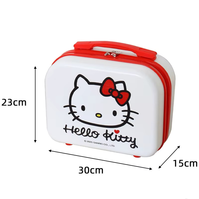 Sanrio Multifunktionale Unterwäsche- und Kosmetikbox mit großer Kapazität aus Kunststoff, Tragbare Aufbewahrung für Reisen, Breite: 30,0 cm, Tiefe: 23,0 cm - Bild 3