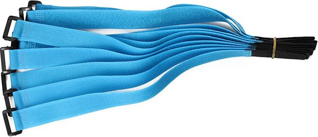 Eachine Nylon-Bindebänder für Lipo-Batterien und Kabel, 10 Stück, Blau - Bild 1