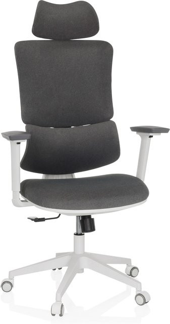 MyBuero Home Office Bürostuhl ERGOMY WF mit Armlehnen aus Stoff und Höhenverstellung - Bild 1