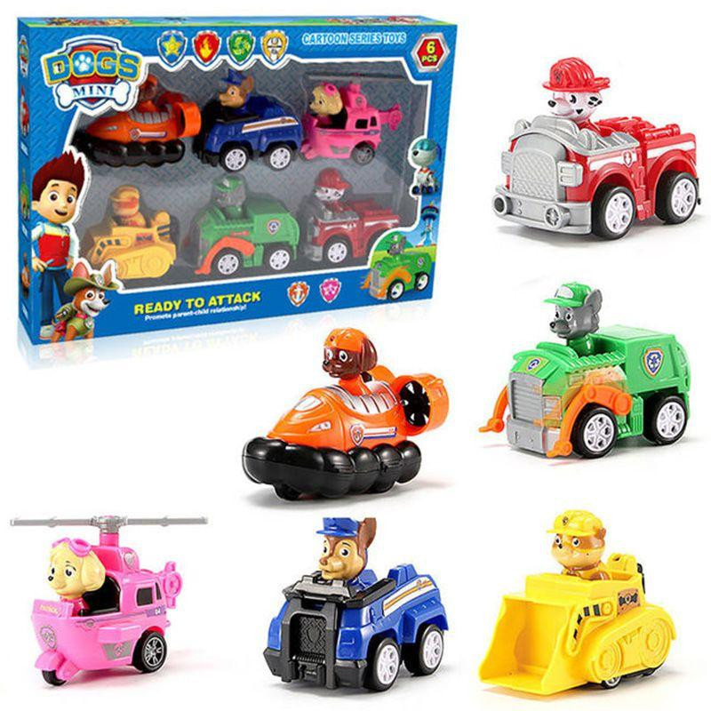 DewBloom Paw Patrol Fahrzeuge Set mit Rückziehfunktion 9-teiliges Set - Bild 6