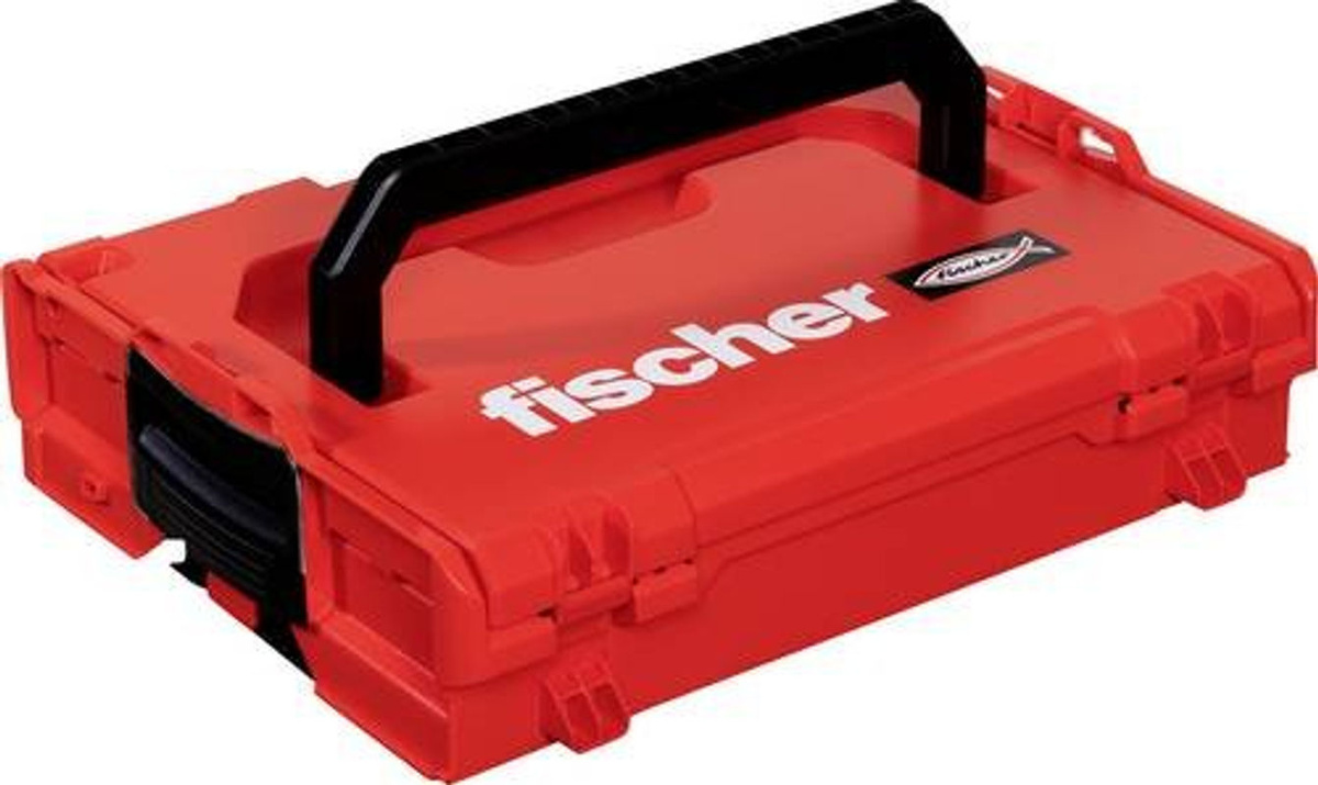 Fischer L-BOXX FLB 102 Leerbox Werkzeugkiste rot stapelbar - Bild 2
