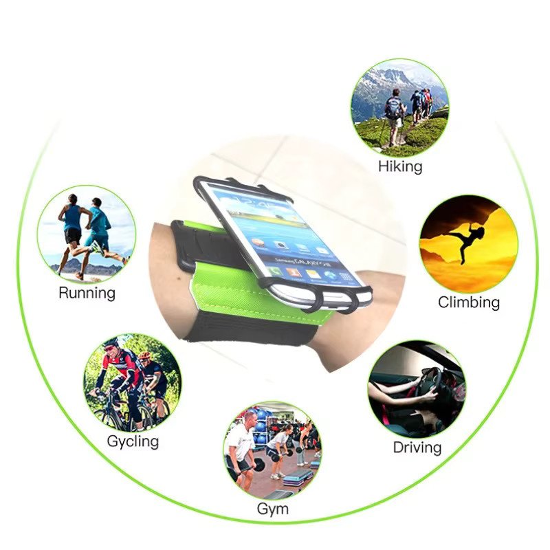 Universelle Sport-Armband-Handyhülle für Fitness, Laufen und Outdoor-Aktivitäten in Blau - Bild 4