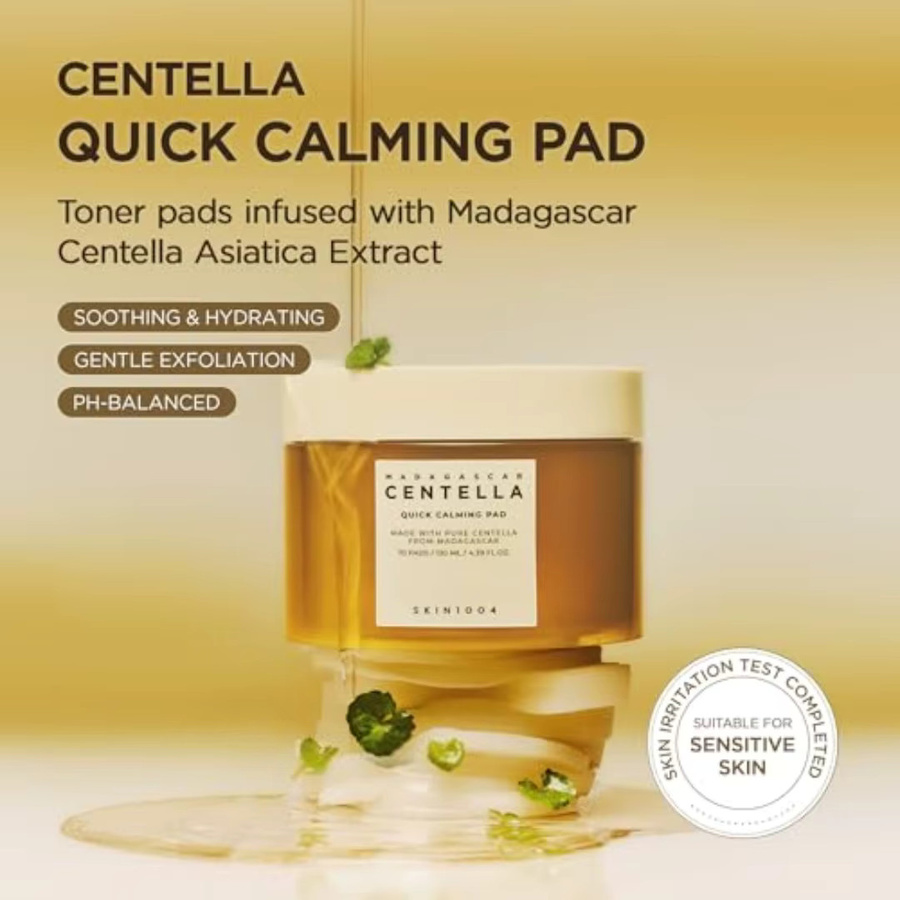 SKIN1004 Centella Quick Calming Pad, Toner-Pads, Empfindliche Haut, Unisex - Bild 2