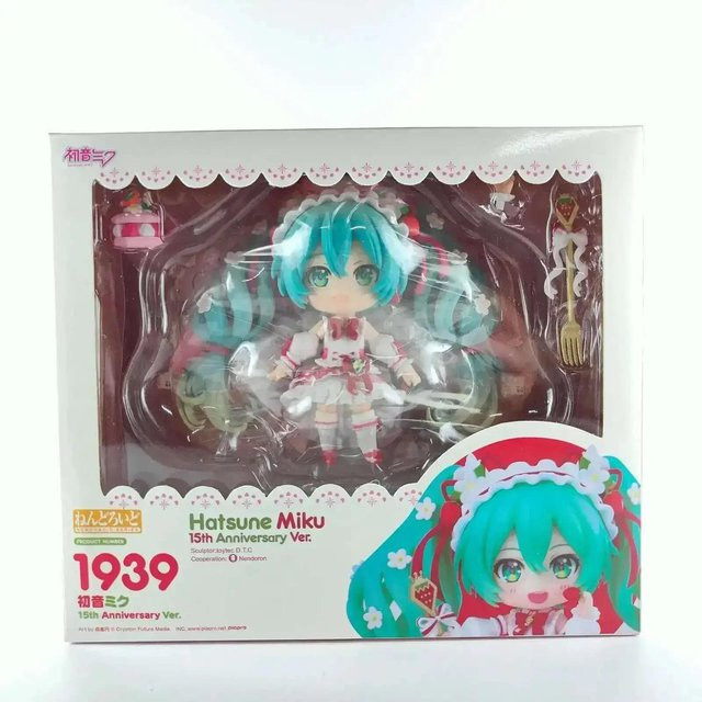 Hatsune Miku 15. Jubiläum Erdbeer-Miku, Actionfigur, ab 18 Jahren, grau - Bild 1
