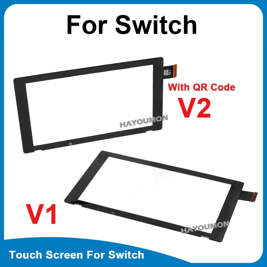 Nintendo Switch Ersatz-Touchscreen für Switch V1 und V2 in Schwarz - Bild 2