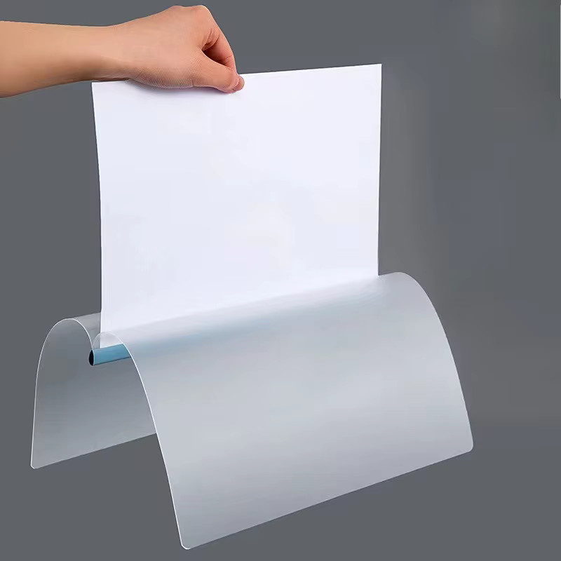 5 Stück Ausziehclips in Tropfenform für A4 Ordner, Farbverlauf transparent - Bild 3