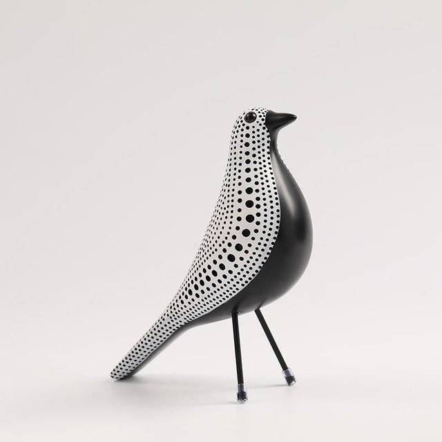 Moderne Vogelfigur Skulptur aus Harz von Household supplies MH als Deko-Statue für Tisch und Regal - Bild 1