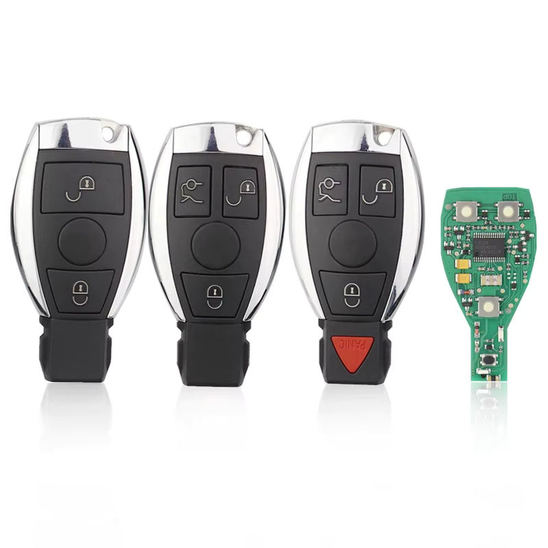 YIQIXIN Autofernbedienung für Mercedes Benz A B C E S GL M W Serie in Schwarz, 315/433MHz, unterstützt BGA & NEC - Bild 5
